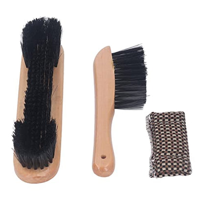 Billiards Pool Table and Rail Brush Set, Cue Cleaning Cloth, Club Wipe Dry Cloth, Pool Table Accessories Brush Kit for The Cleaning and Maintenance of Billiard Tables - color: Wooden Colours