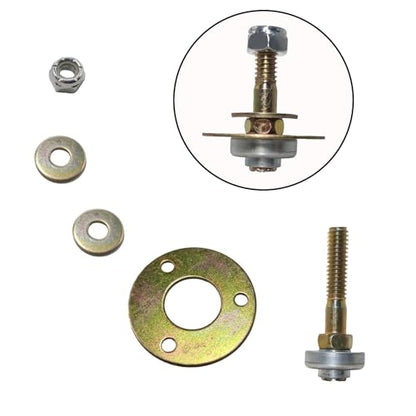 4pcs Furniture Rocking Chair Bearing Connecting Piece Rocking Chair Bearing Screws Bolts Kits Furniture Hardware (55MM) - size: 55MM