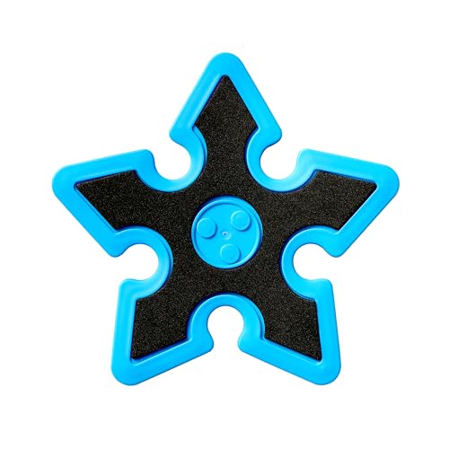EastPoint Foam Throwing Stars - Pack of 8, Blue & Yellow - Safe Foam Design for Outdoor Games - Lightweight Precision for Axe Throwing Game - Complete Set for Backyard Fun