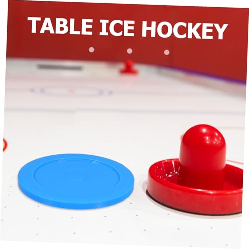 Toddmomy 5pcs Air Hockey Pucks 73mm for Tabletop Games Plastic Replacement Discs Desktop Ice Hockey Accessories for Boys and Girls and Family Fun