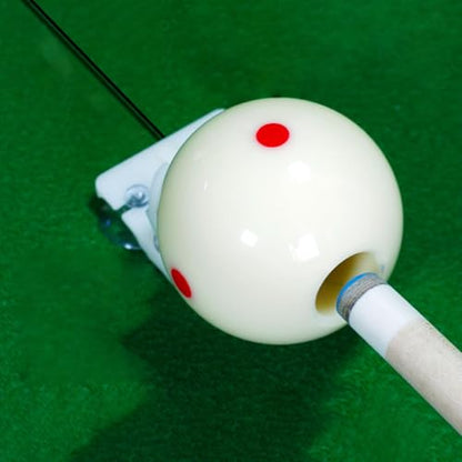 Billiard Training Sphere with Hole, Cue Stroke Device - size: Small for Eight Ball