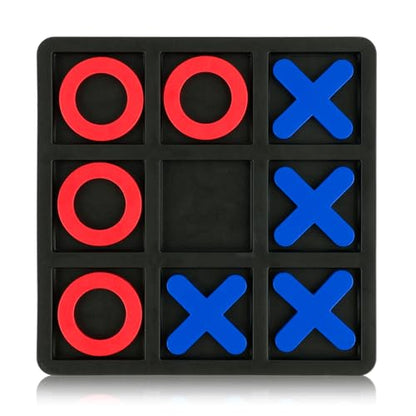 Tic Tac Toe Board Game,Tic Tac Toe Family Game, Classic Board Game, Classical Family Board Game,Children's Tic Tac Toe Game, Plastic tic tac Toe Game, Board Size 15 X 15 cm