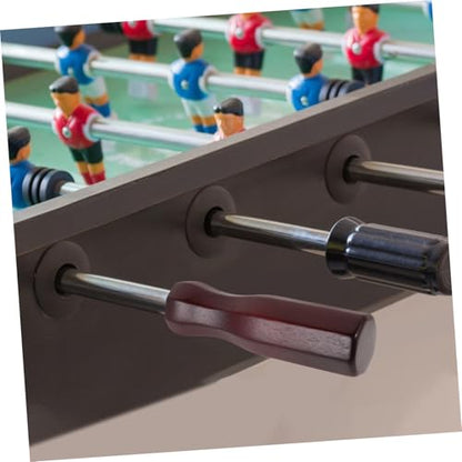 Sturdy Foosball Handle Grip Ergonomic Nonslip Replacement Part for Easy Installation and Enhanced - color: Brown
