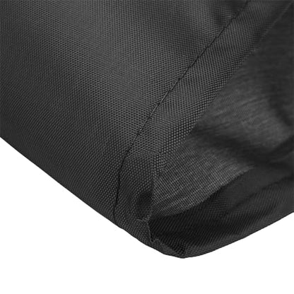 Outdoor Waterproof Table Tennis Table Cover 280x150x5cm Polyester for Ping Pong Tables Protects Against Rain Dust Sun (Black) - color: Black