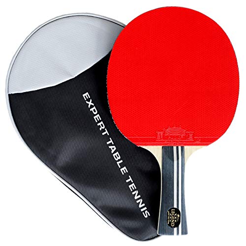 Palio Legend 3.0 Table Tennis Racket & Case | ITTF-Approved Advanced Ping Pong Paddle | Maximum Power, Speed & Spin - style: Single Bat
