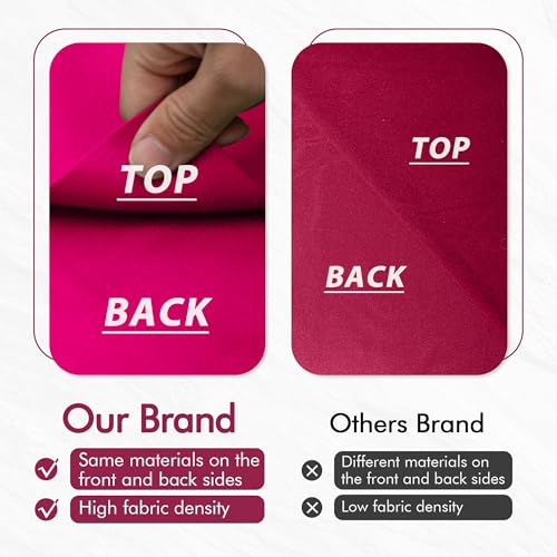Pool Table Felt and Bumper Kit Felt for Billiard Cloth with Pool Table Bumpers and Cushions Facing, 6 Pcs Cloth Strips and Staple Remover - color: Hot Pink, size: 8.5FT Over Size + 48'' Bumpers