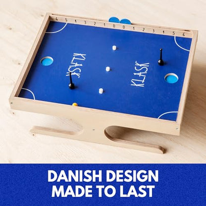 KLASK: The Magnetic Award-Winning Party Game of Skill - for Kids and Adults of All Ages That’s Half Foosball, Half Air Hockey - style: Original