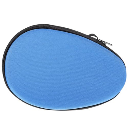 Hemoton Table Tennis Paddle Case Racket Storage Bag Eva Hard Shell Protective Cover Blue Portable Sports Fixed Bag for Ping Pong Paddle and Ball