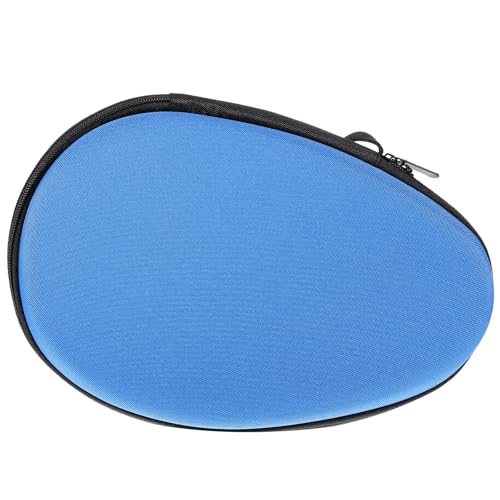 Hemoton Table Tennis Paddle Case Racket Storage Bag Eva Hard Shell Protective Cover Blue Portable Sports Fixed Bag for Ping Pong Paddle and Ball