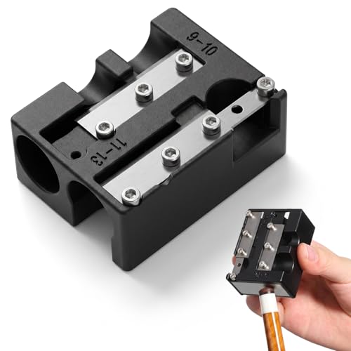 7-in-1 Pool Cue Tip Shaper, Professional Billiard Cue Tips Tool Portable Cues Repair Accessories Pool Stick Maintenance for Tip Replacement and Shaping Cues Tips