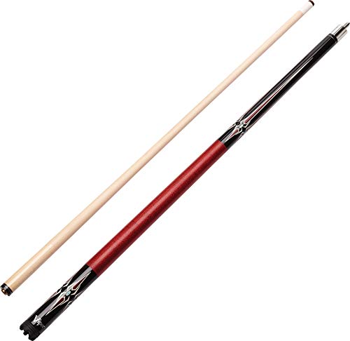 Viper by GLD Products Sinister 58" Pool Cue - color: Black with Maroon/Cream, size: 18 Ounce