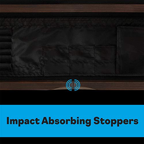 Viper Metropolitan Solid Wood Sisal/Bristle Steel Tip Dartboard Cabinet: Cabinet Only (No Dartboard), Oak Finish - color: Espresso Finish
