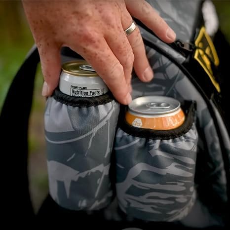 STAR FRAME Beast Disc Golf Bag With Cooler | 25+ Disc Frisbee Golf Backpack | 3-Can Insulated Cooler | Light Durable Gray Men Women Disc Golf Bag | Huge Storage & 12oz Can Holders - color: Teal