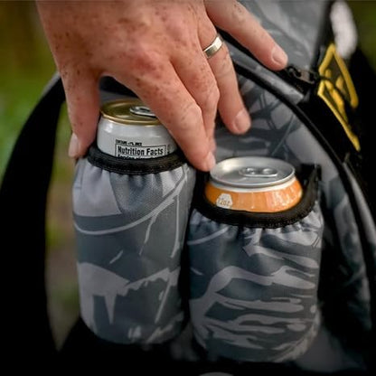 STAR FRAME Beast Disc Golf Bag With Cooler | 25+ Disc Frisbee Golf Backpack | 3-Can Insulated Cooler | Light Durable Gray Men Women Disc Golf Bag | Huge Storage & 12oz Can Holders - color: Teal