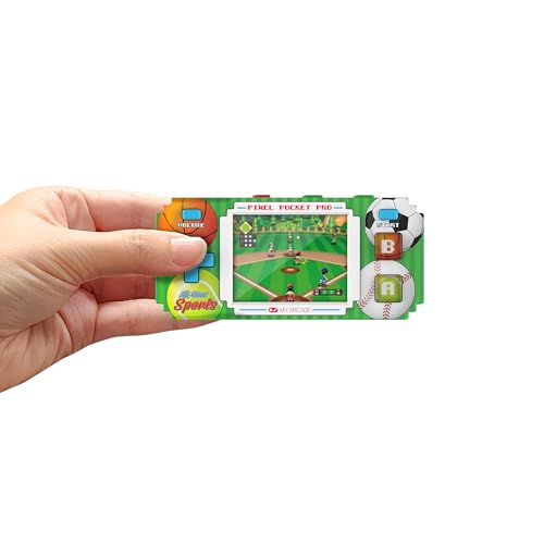 My Arcade All-Star Sports Pixel Pocket Pro: Preloaded Game, Baseball, Soccer, Basketball, 18 Games in 1