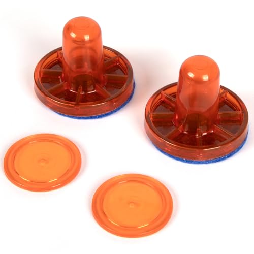 Pac-Man: Arcade Air Hockey - Premium Series, Glow-in-The-Dark Tabletop Game, Motorized Air Cushion, Neon Colors, Licensed, Adults & Kids 6+, 2 Players