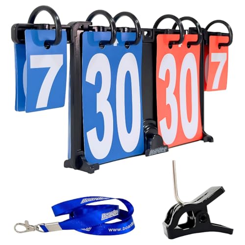 Scoring Board – Wearable & Attachable Manual Cornhole Scoreboard - Score Keeper for Beach Volleyball, Tennis, Ping Pong – Weatherproof Portable Scoreboard for Easy Scoring