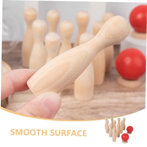 Abaodam 2Sets Bowling for Miniature Bowling Game for Fun Develop Motor Skills Concentration Parent Interactive Activity for Home