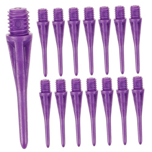 BESTonZON Soft Tip Points Replacement Durable Needle Tips for Electronic for Indoor Sports Practice and Throwing - color: Purple