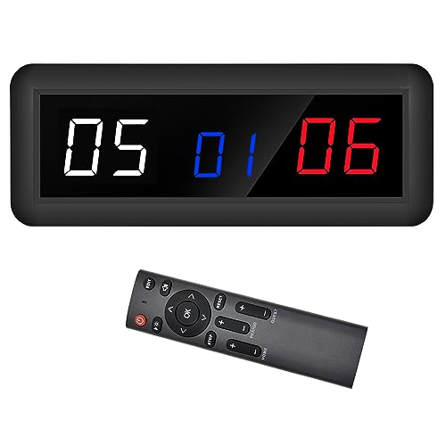 Electronic Scoreboards with Remote, Portable Score Keeper, Digital Scoreboard for Basketball Ping Pong Volleyball Sport - color: L White/Blue/Red