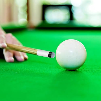5 Sets Billiard Cues Tips Replacement with White Pool Cue Stick Ferrules Billiard cues Tips Screw On Pool Cue Tips Pool cue Tips Replacement kit