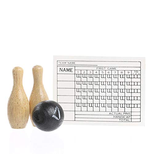 Factory Direct Craft Miniature Bowling Game Set | 24 Pieces