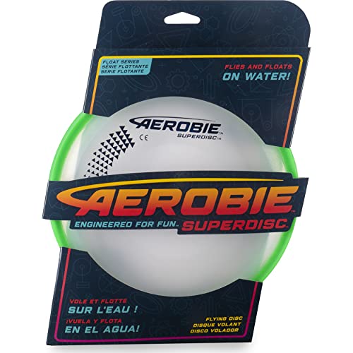 Aerobie Superdisc Outdoor Flying Disc - Yellow (Styles Vary)