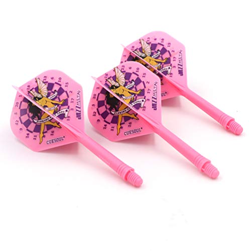CUESOUL Jazz-Metal ROST Integrated Dart Shaft and Flights Standard Shape,Set of 3 pcs - color: CS-JMAK56XBFN