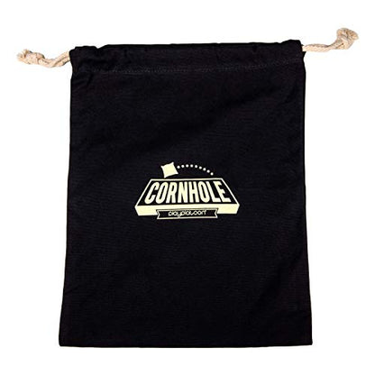Play Platoon Cornhole Bag Holder - Tote Bag for Carrying Corn Hole Bean Bags - size: 8, Black String