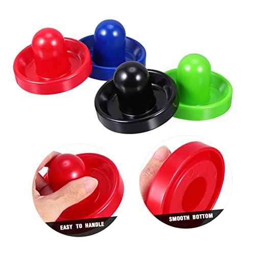 VANZACK 2sets Air Hockey Pucks of Replacement Accessories for Game Tables Includes Felt Pucks Lightweight Sturdy for Air Hockey Tables