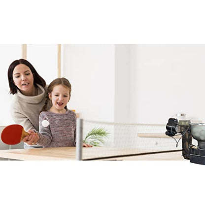 Table Tennis Robot HP-07 Portable with 36 Different Spin Balls Automatic Ping Pong Robot Ball Machine Ping Pong Machine for Training with Table Tennis Balls（Only Machine）