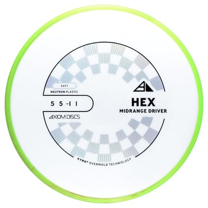 Axiom Discs Neutron Hex Disc Golf Midrange (Choose Your Firmness/Colors May Vary) - size: 170-175g, style: Soft