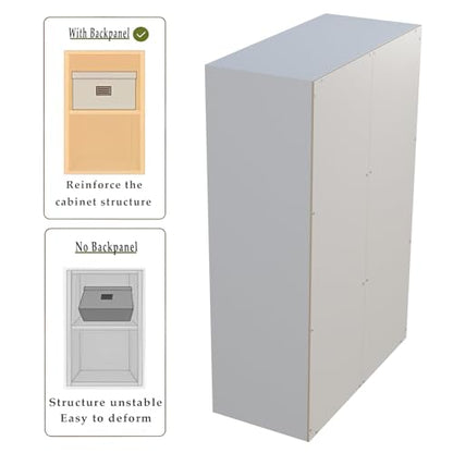OSCHF 6-Cube Storage Shelf Bookcase, Warm White - color: Warm White, size: 6-Cube