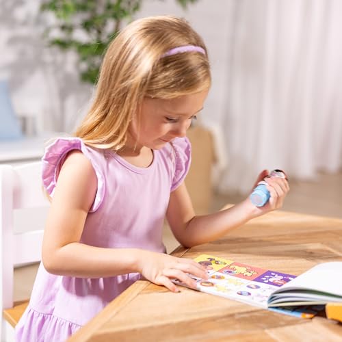Melissa & Doug Sticker Wow!™ 24-Page Activity Pad and Sticker Stamper, 300 Stickers, Arts and Crafts Fidget Toy Collectible Character – Dog - for Kids Ages 3+ - FSC Certified - color: Dog, size: Single