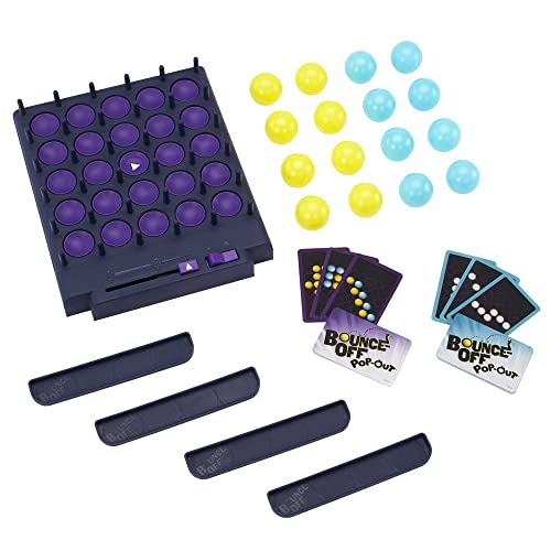 Mattel Games Bounce-Off Pop-Out Party Game for Family, Teens, Adults and Game Night, Balls Go Flying, No Batteries Required