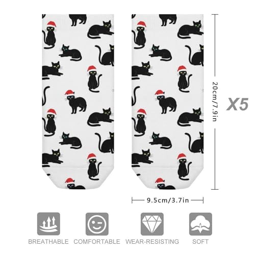 5 Pairs Women’s Low Cut Ankle Socks, Soft Athletic No Show for Running Yoga Daily Wear - color: Picture (6)