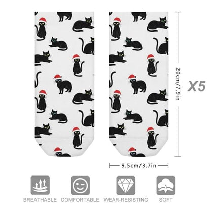 5 Pairs Women’s Low Cut Ankle Socks, Soft Athletic No Show for Running Yoga Daily Wear - color: Picture (6)