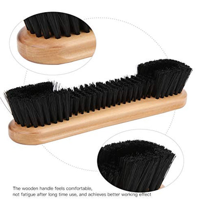 2pcs Rail Brush Pool Snooker Billiard Table Brush, Wooden Billiards Pool Table and Rail Brush Set, Billiard Brush Cleaner Billiard Washing Tools Supplies