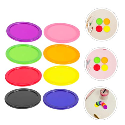 Hemoton 8pcs Heavy Duty Air Hockey Puck Replacement Set Accessories for Home and Game Tables Lightweight Design for Boy Girl and Adults for Indoor and
