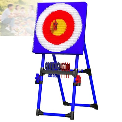 2-in-1 Axe Throwing Game Set, Bristle Axe Toss Target, Axe Throwing Target Set for Adults, Outdoor Games Yard Lawn Backyard Games for Age 6-12