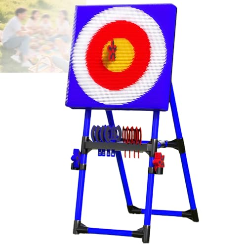 2-in-1 Axe Throwing Game Set, Bristle Axe Toss Target, Axe Throwing Target Set for Adults, Outdoor Games Yard Lawn Backyard Games for Age 6-12
