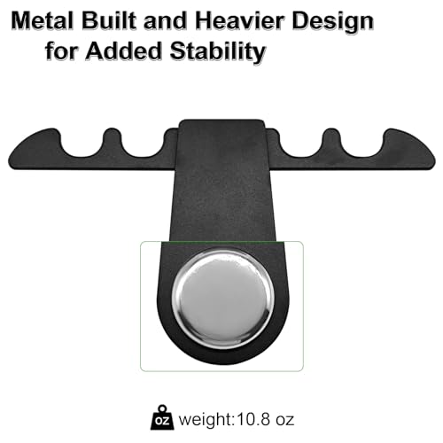 Portable Pool Stick Holder - Weighted 4-Cue Claw Holder for Billiard Table, Black - color: Black