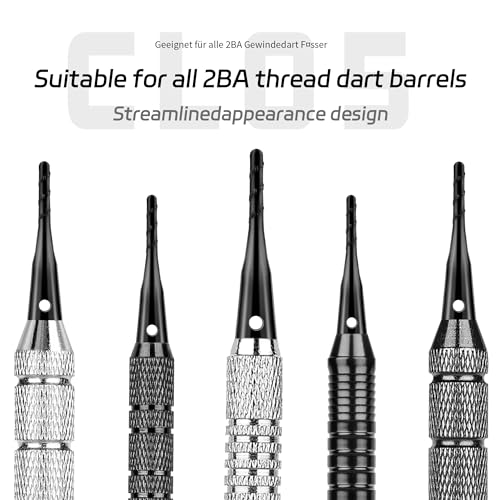 CyeeLife Darts Soft Tip,2BA Thread Soft Tip Dart Point 200 Pack, Plastic Tip Dart Points, Soft Tip Sets, Dart Accessory