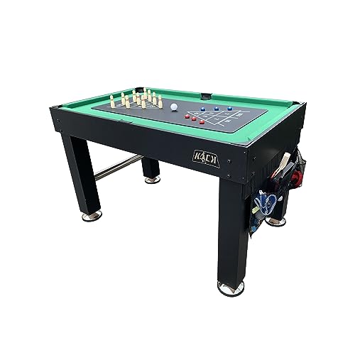 KICK Decagon 55" 10-in-1 Multi-Game Table - color: Black