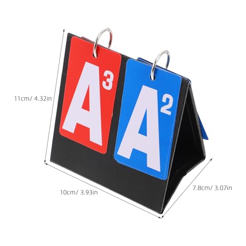 Mini Table Scoreboard: Score Counter for Football Volleyball Card Games - Portable Compact Scoreboard for Table Tennis Basketball Tournaments