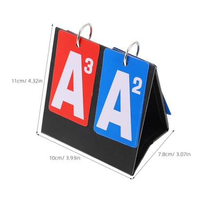 Mini Table Scoreboard: Score Counter for Football Volleyball Card Games - Portable Compact Scoreboard for Table Tennis Basketball Tournaments
