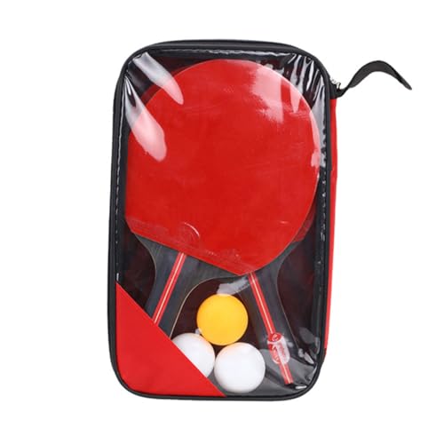 Beginner Table Tennis Racket Set Sport Pong Paddles Balls Horizontal Suit for Ages