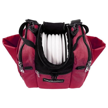 Revolution Mini Deluxe V3 Disc Golf Bag - Crimson