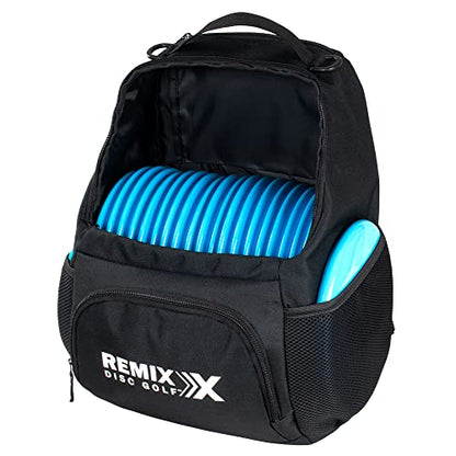 Remix Disc Golf Starter Backpack Disc Golf Bag - Black