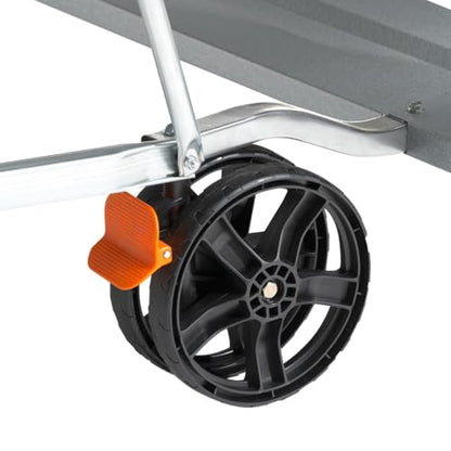 Cornilleau - Pro 540M Outdoor Ping Pong/Table Tennis Table - Mobile and Durable - 7mm Laminated Tabletops - inviolable Net - Weather-Resistant - Steel Frame - Foldable and Easy to Move